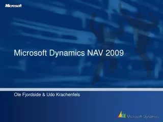 Microsoft Dynamics NAV 2009