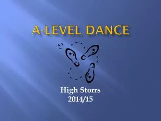 A-Level Dance