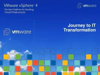 Journey to IT Transformation