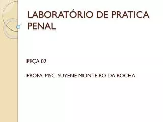 laborat rio de pratica penal