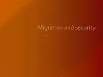 Migration and security - slide 1