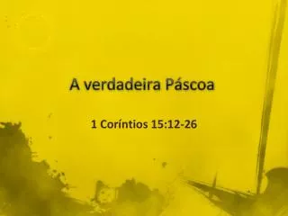 a verdadeira p scoa
