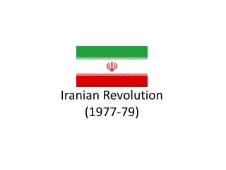 Iranian Revolution (1977-79)