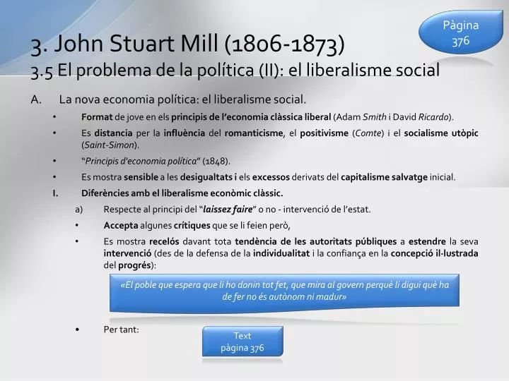 3 john stuart mill 1806 1873 3 5 el problema de la pol tica ii el liberalisme social