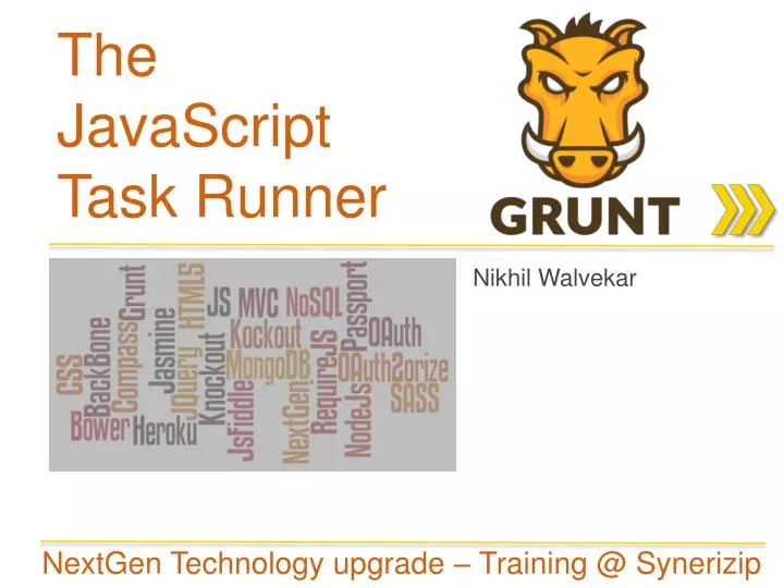 the javascript task runner
