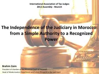 International Association of Tax Judges 2012 Assembly - Munich