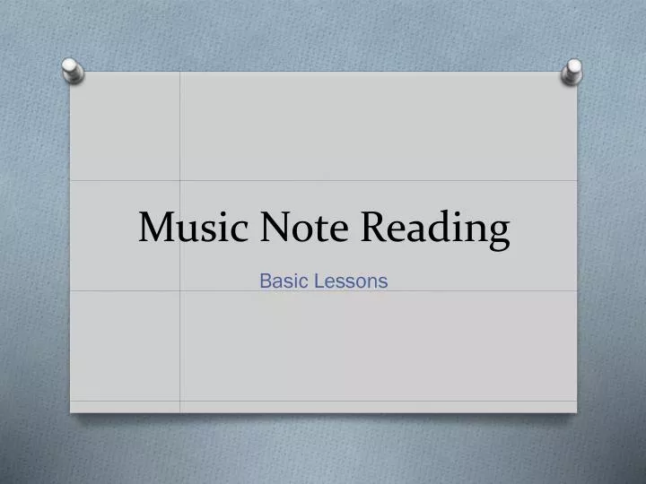 music note reading