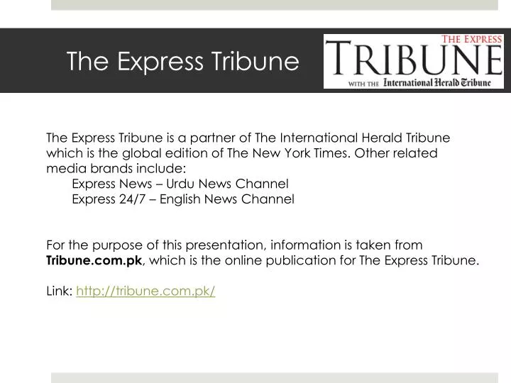 the express tribune