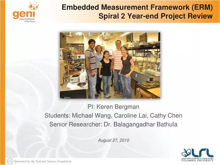 embedded measurement framework erm spiral 2 year end project review