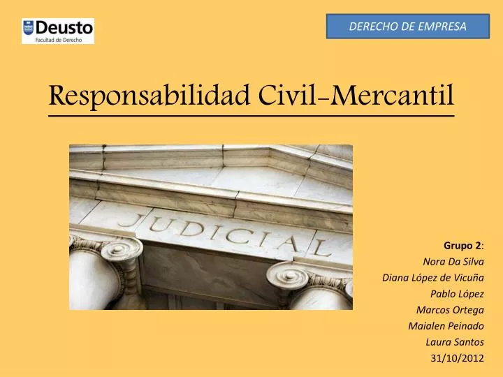responsabilidad civil mercantil