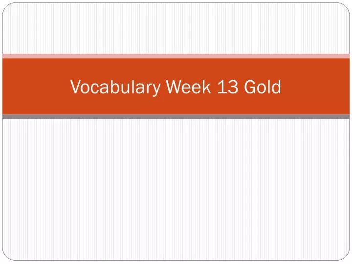 vocabulary week 1 3 gold