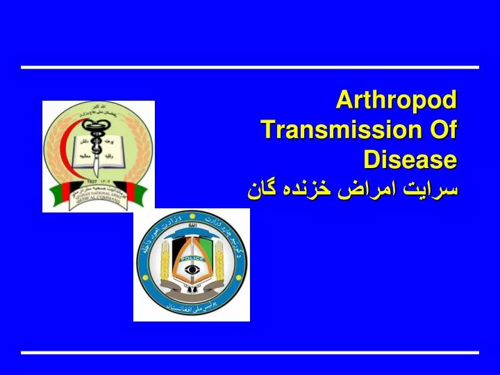 arthropod transmission of disease