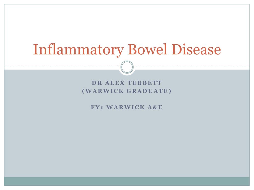 PPT - Inflammatory Bowel Disease PowerPoint Presentation, free download ...