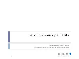 label en soins palliatifs