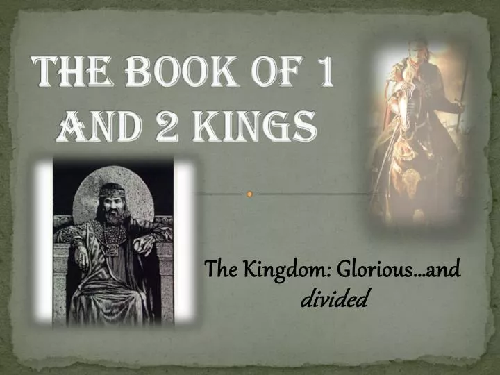 the book of 1 and 2 kings