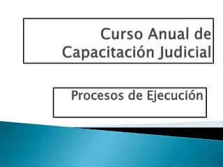 curso anual de capacitaci n judicial
