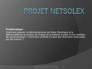 projet netsolex