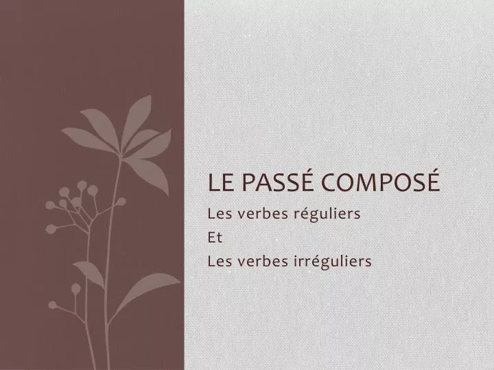 le pass compos