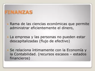 finanzas