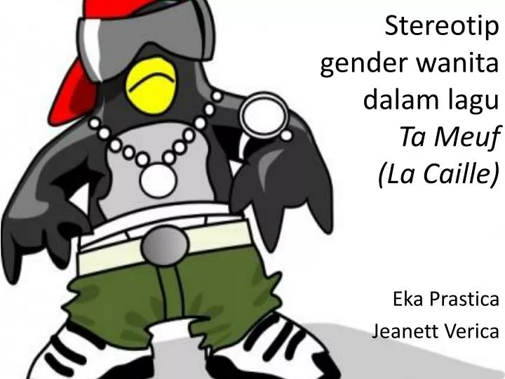 stereotip gender wanita dalam lagu ta meuf la caille