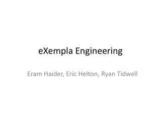 eXempla Engineering