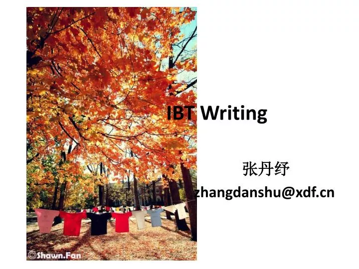 ibt writing