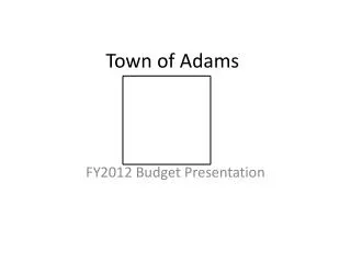 Town of Adams