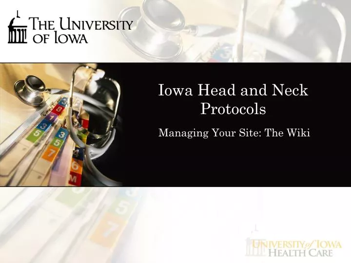 iowa head and neck protocols