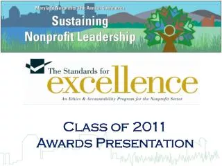 Class of 2011 Awards Presentation