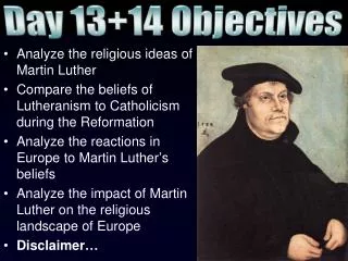 Analyze the religious ideas of Martin Luther