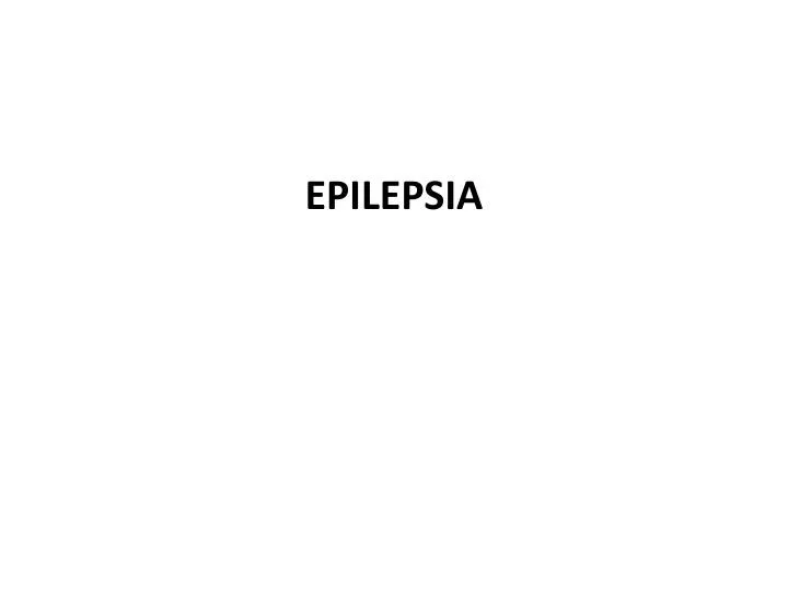 epilepsia