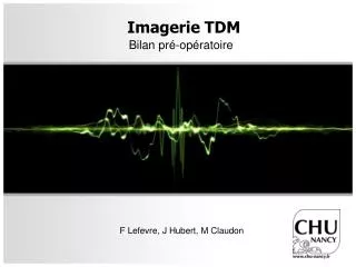 imagerie tdm