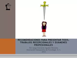 recomendaciones para presentar tesis trabajos recepcionales y ex menes profesionales