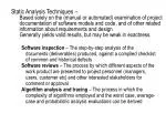 Static Analysis Techniques –