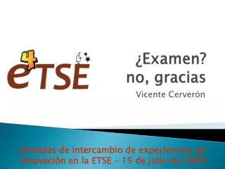 examen no gracias