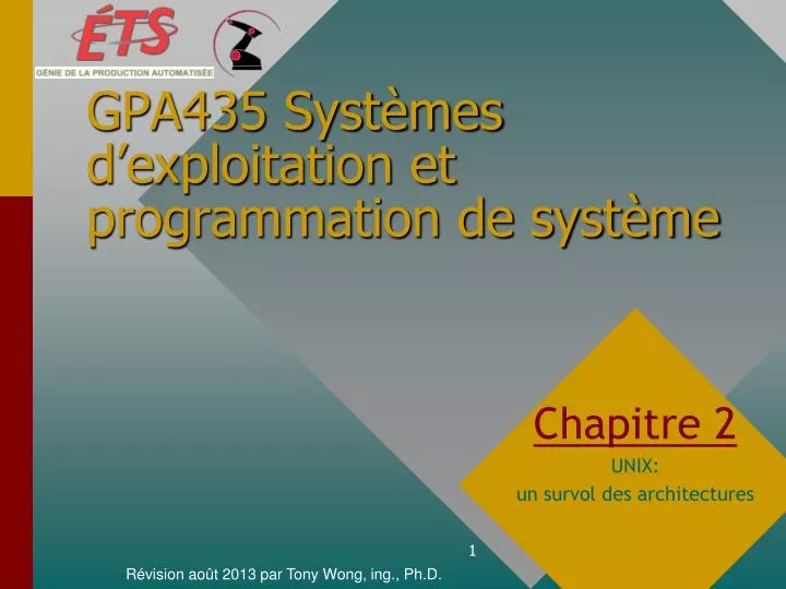 gpa435 syst mes d exploitation et programmation de syst me