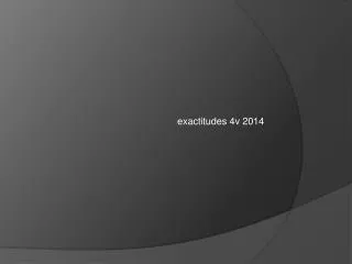 exactitudes 4v 2014