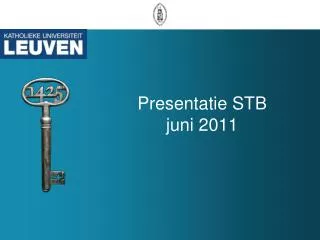 presentatie stb juni 2011