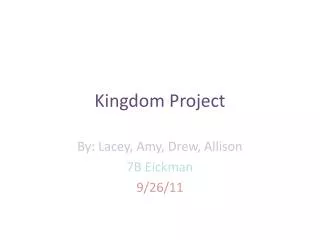 Kingdom Project