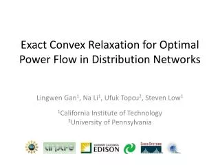Exact Convex R elaxation for Optimal Power Flow in Distribution Networks