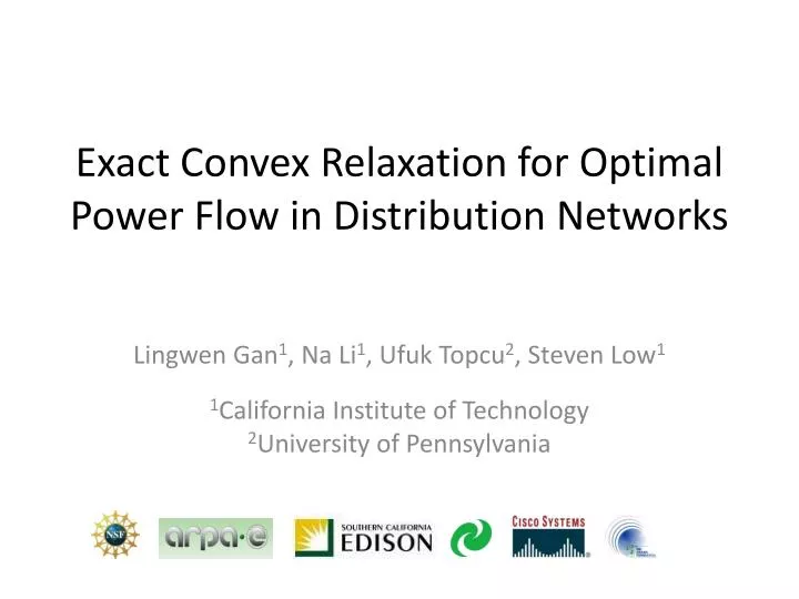 exact convex r elaxation for optimal power flow in distribution networks
