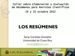 los res menes