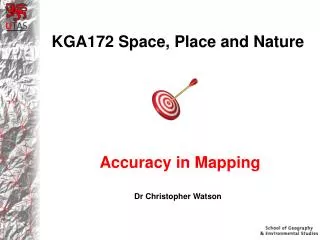 KGA172 Space, Place and Nature