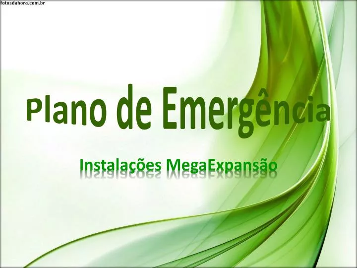 plano de emerg ncia