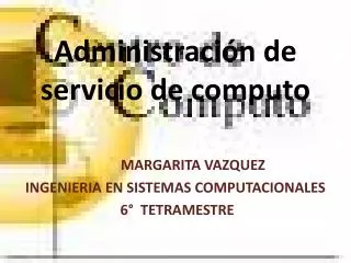 administraci n de servicio de computo