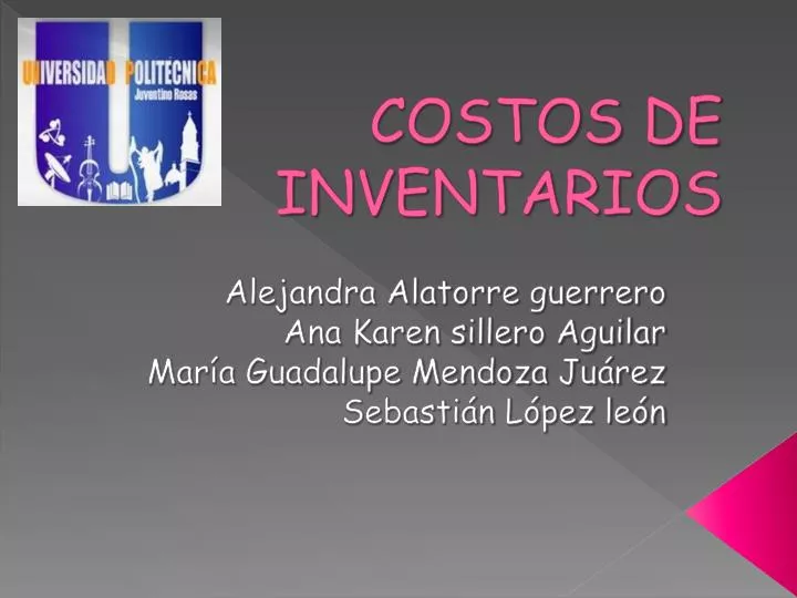 costos de inventarios