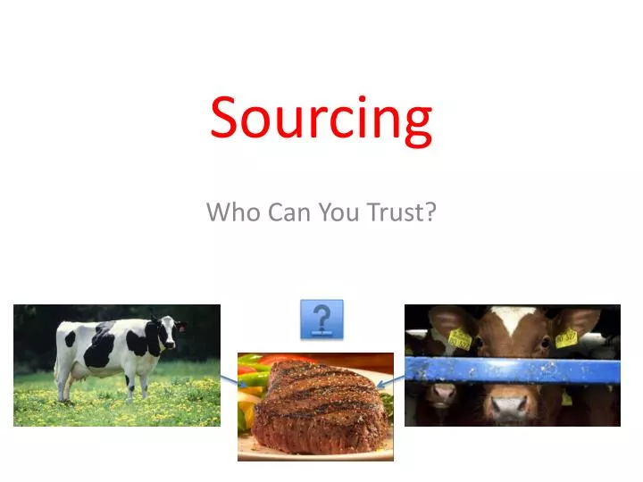 sourcing