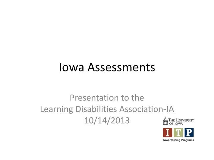 iowa assessments