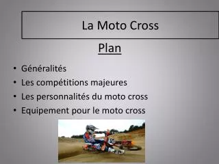 la moto cross