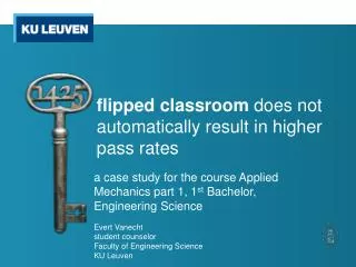 flipped classroom does not automatically result in higher pass rates